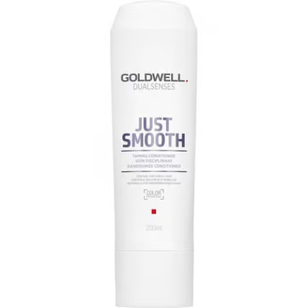 Goldwell Dualsenses Just Smooth conditioner bottle on a white background