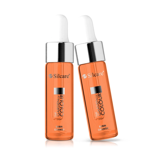 Silcare Nail Oil Rubin Orange 15 ml