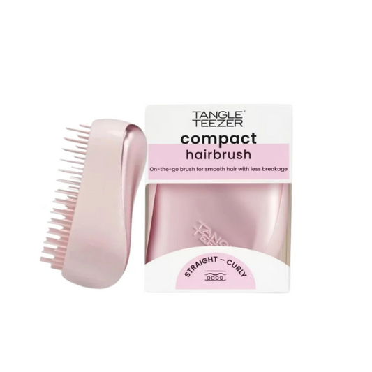 Tangle Teezer Compact Hairbrush Straight - Curly Rose